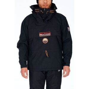 Ladakh Black Polyester Men's Men's Jacket